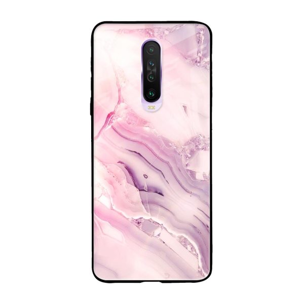 Diamond Pink Gradient Glass Case For Xiaomi Redmi K30 For Cheap