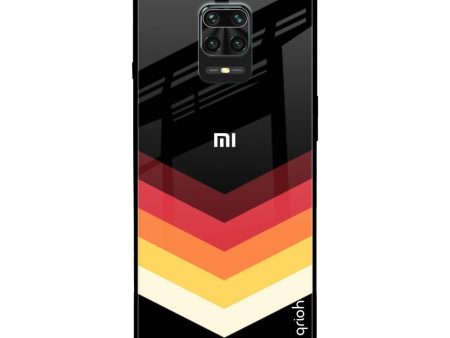 Abstract Arrow Pattern Glass Case For Redmi Note 9 Pro Max For Discount