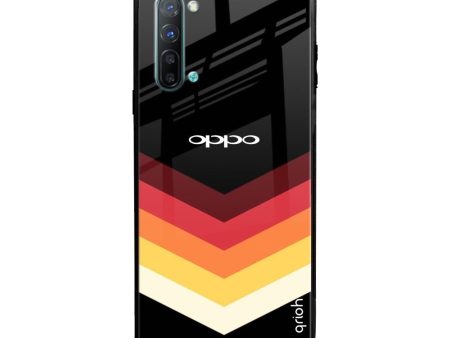 Abstract Arrow Pattern Glass Case For Oppo Reno 3 Sale