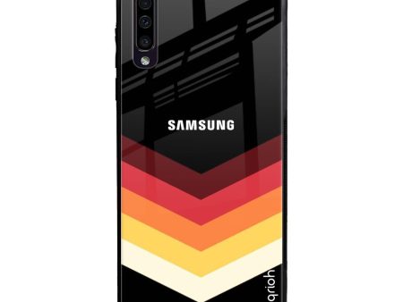 Abstract Arrow Pattern Glass Case For Samsung Galaxy A50 For Sale