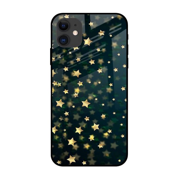 Dazzling Stars Glass Case For iPhone 12 For Discount