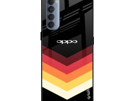 Abstract Arrow Pattern Glass Case For Oppo Reno4 Pro Online Hot Sale