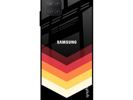 Abstract Arrow Pattern Glass Case For Samsung Galaxy M12 Cheap