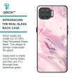 Diamond Pink Gradient Glass Case For Oppo F17 Pro Fashion