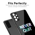 Never Quit Glass Case For Redmi Note 9 Online Hot Sale