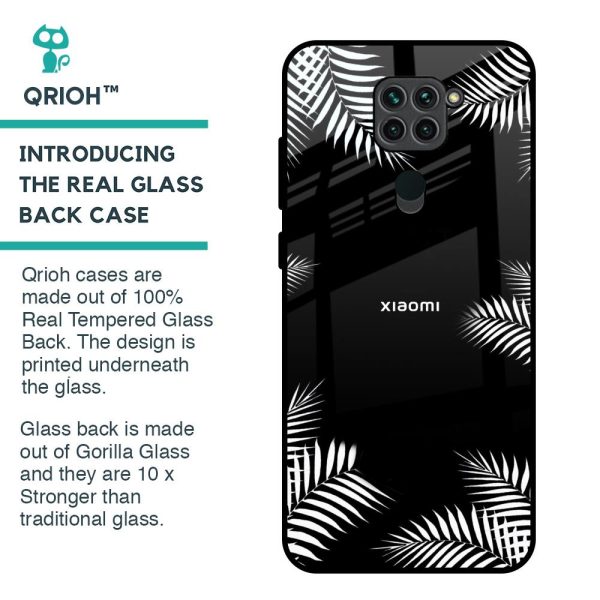 Zealand Fern Design Glass Case For Redmi Note 9 Online Sale