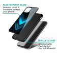 Vertical Blue Arrow Glass Case For Samsung Galaxy A12 Discount