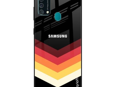 Abstract Arrow Pattern Glass Case For Samsung Galaxy F41 Cheap