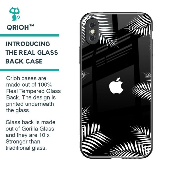 Zealand Fern Design Glass Case For iPhone XS Cheap