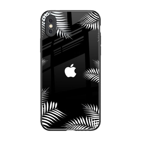 Zealand Fern Design Glass Case For iPhone XS Cheap