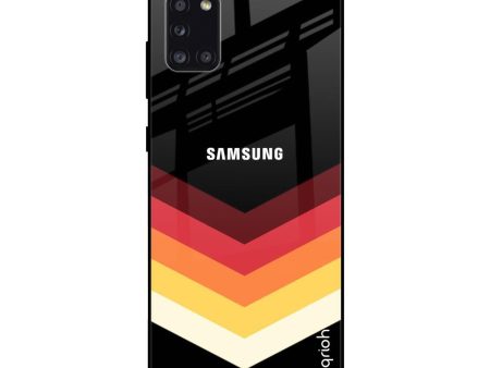 Abstract Arrow Pattern Glass Case For Samsung Galaxy A31 Online