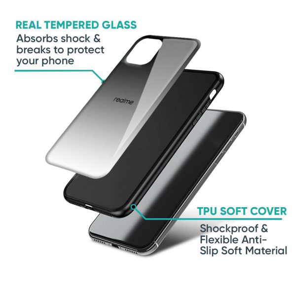 Zebra Gradient Glass Case for Realme Narzo 20 Pro For Sale