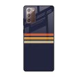 Tricolor Stripes Glass Case For Samsung Galaxy Note 20 For Cheap