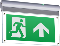 230V IP20 Wall or Ceiling Mounted LED Emergency Exit Sign For Cheap