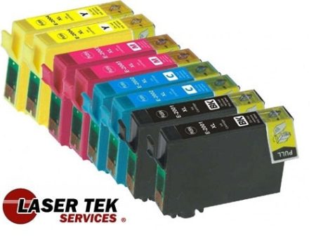 8 Pack Epson T200XL T200-XL Remanufactured Ink Cartridge Compatible with  Expression XP-200 300 400 410, WorkForce WF-2520 2530 2540 (Black, Cyan, Magenta, Yellow) Sale