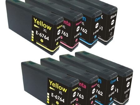 8PK Epson T676XL T676XL120, T676XL220, T676XL320, T676XL420 Compatible Ink Cartridges Discount